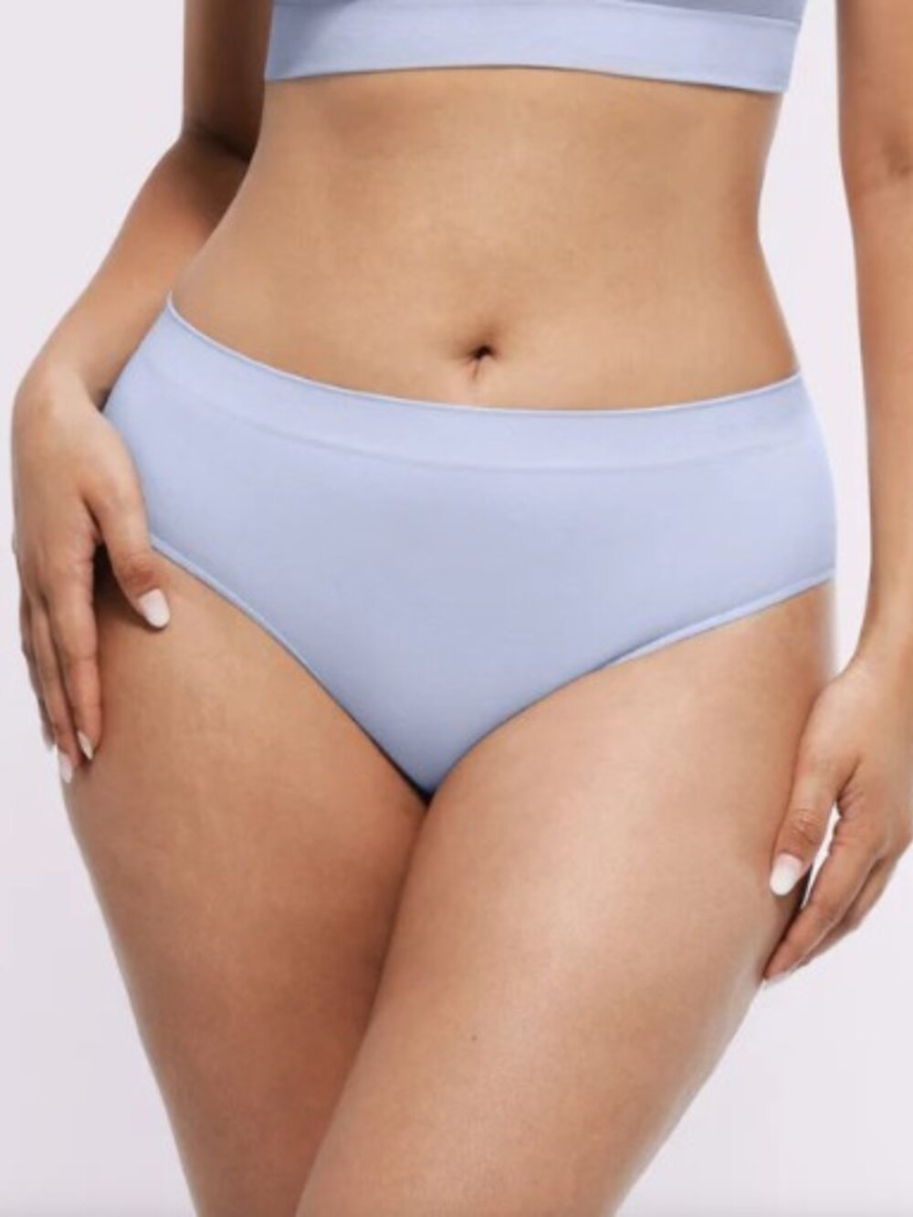 SHAPELLX Baby Blue OceanHug™ Oyster Reborn Smoothing Brief, Size Medium *NIP